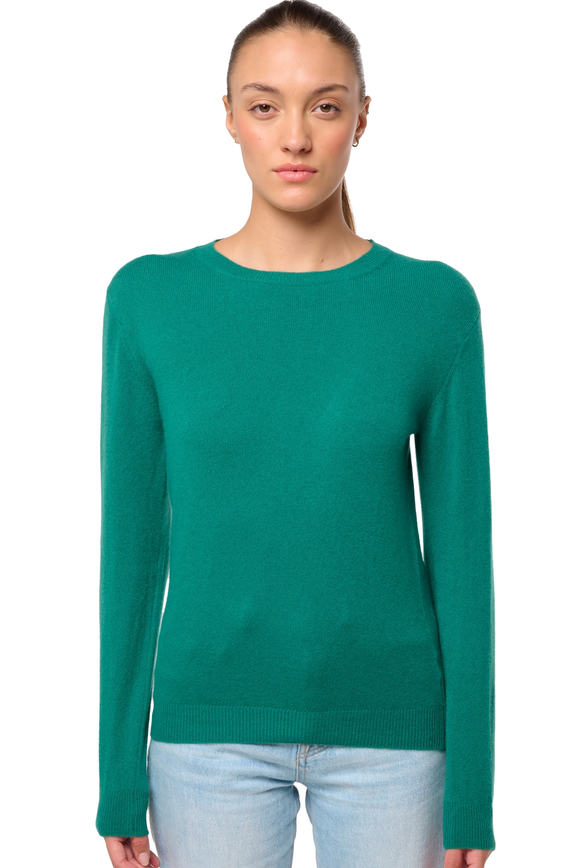 Cashmere ladies round necks thalia first botanical s