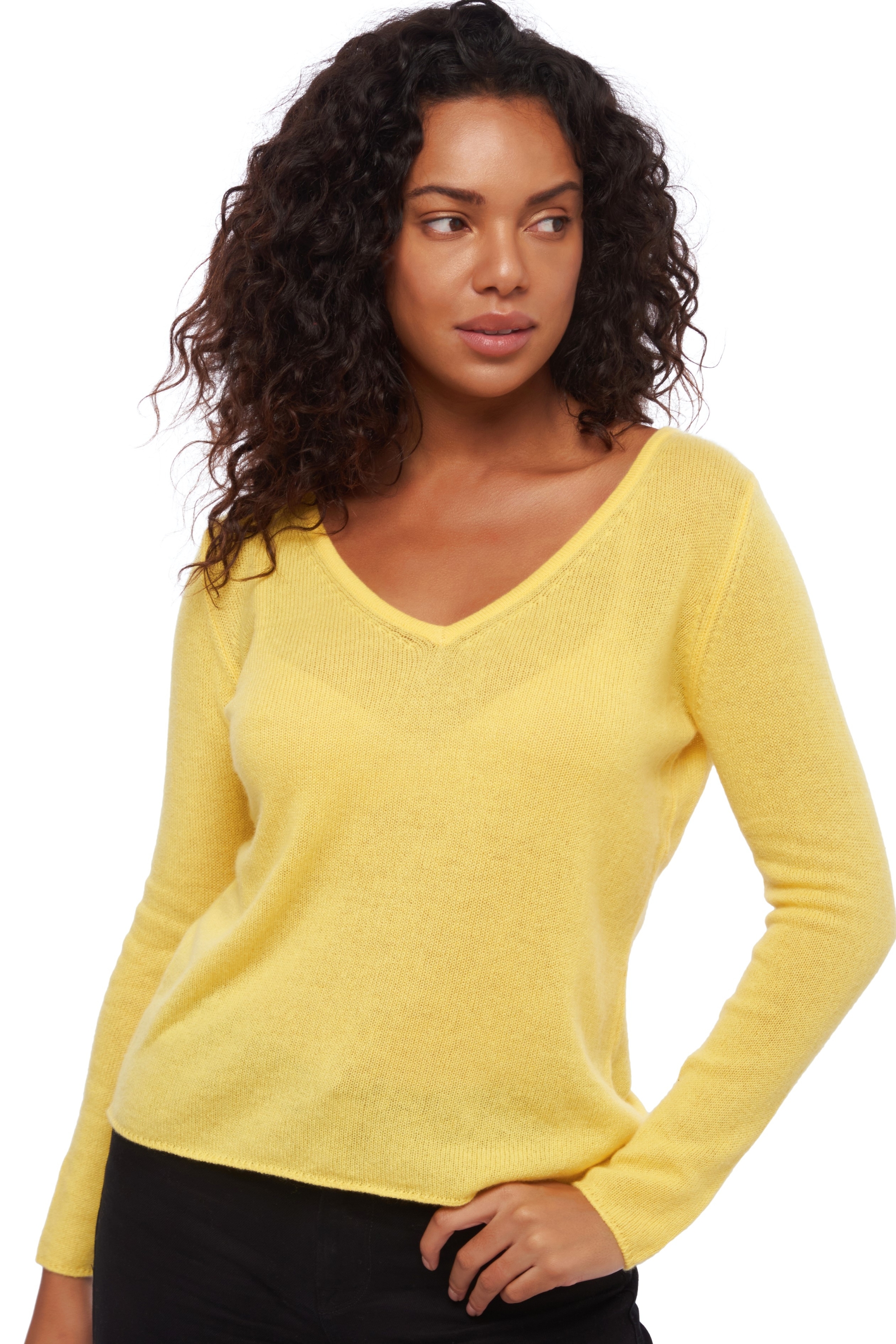 Cashmere ladies spring summer collection flavie cyber yellow 2xl