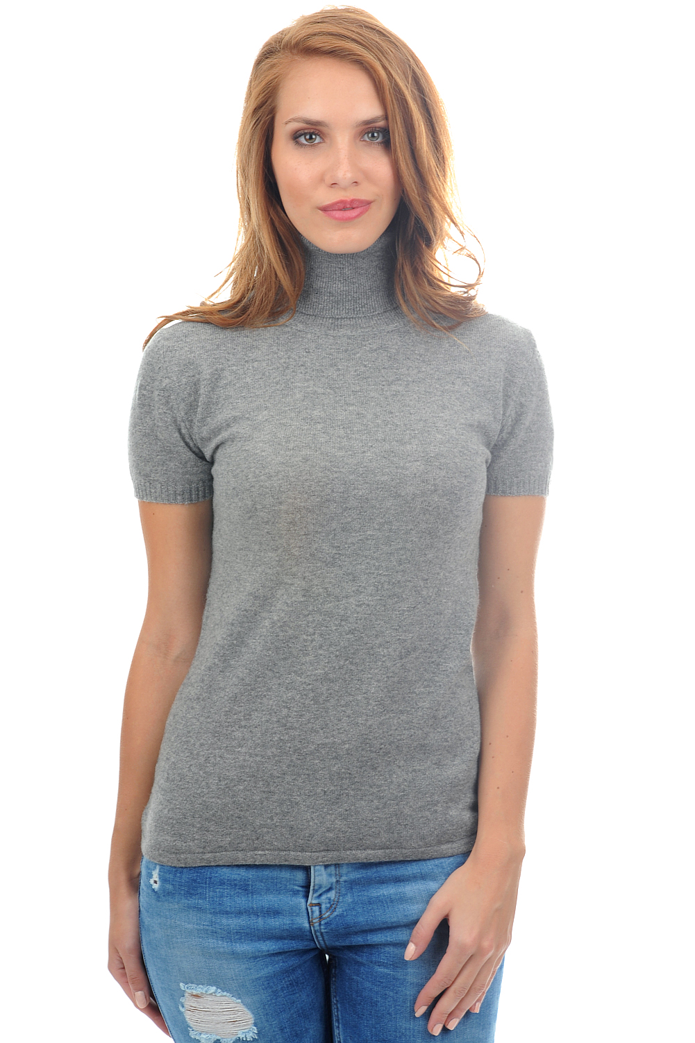 Cashmere ladies spring summer collection olivia grey marl xs