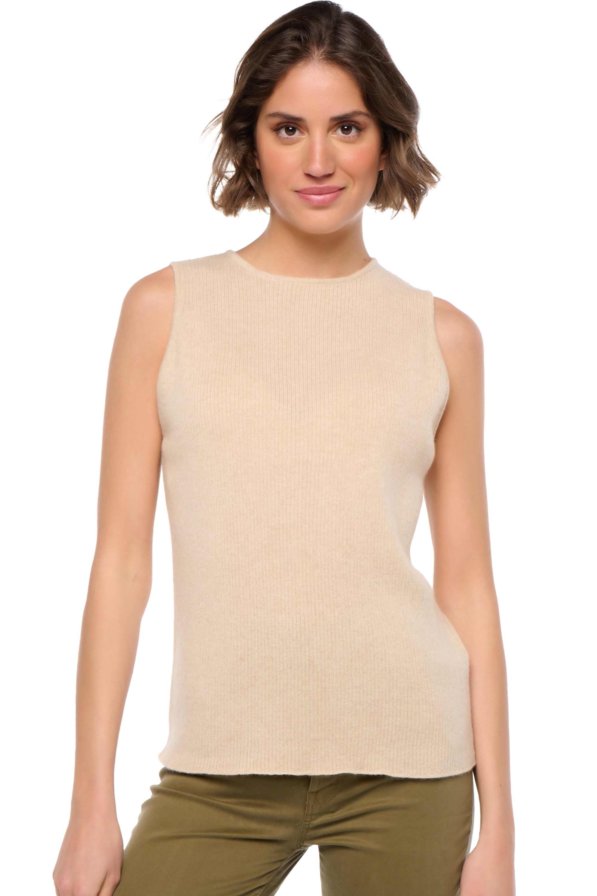 Cashmere ladies spring summer collection vuppia natural beige l