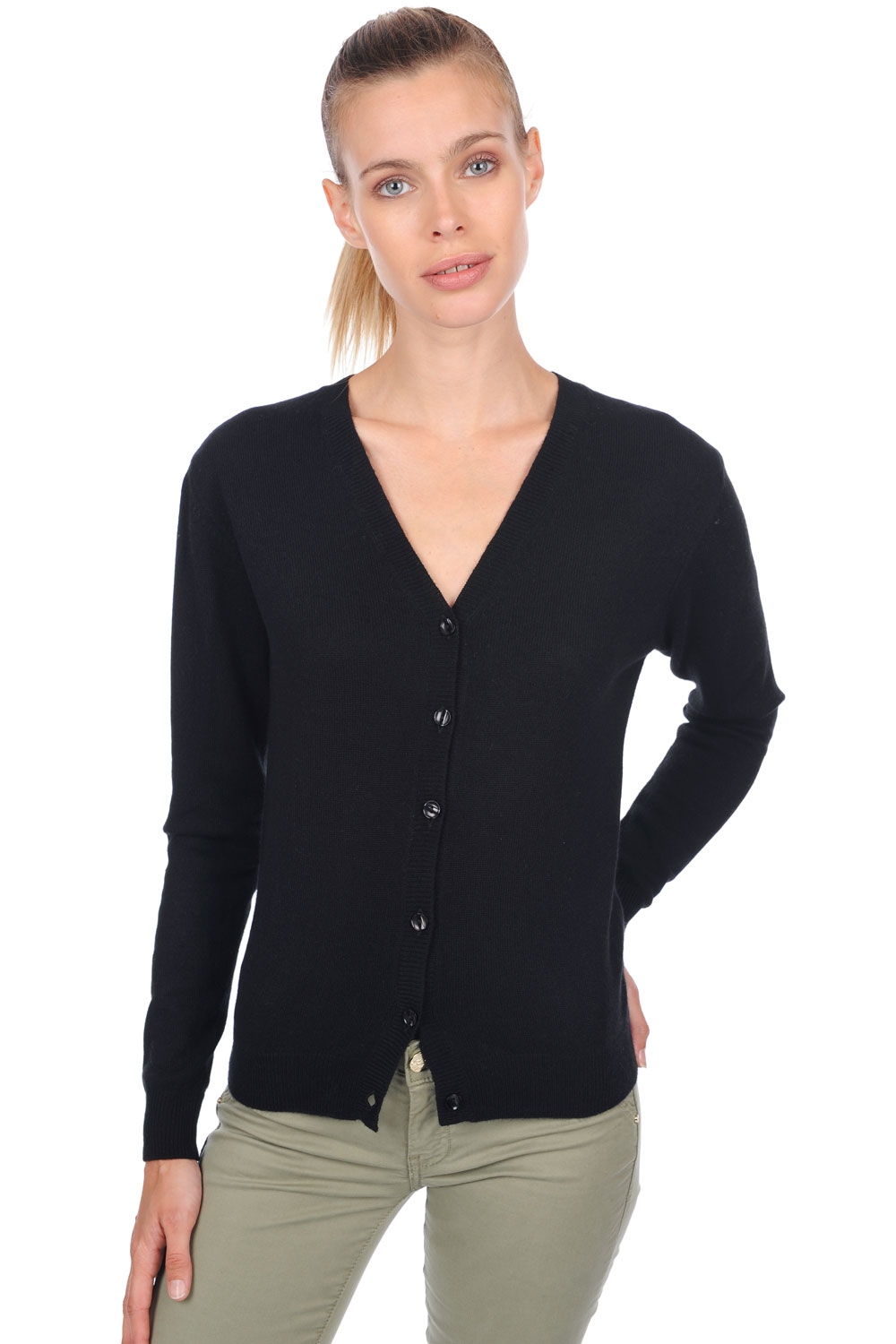 Cashmere ladies taline first black xs