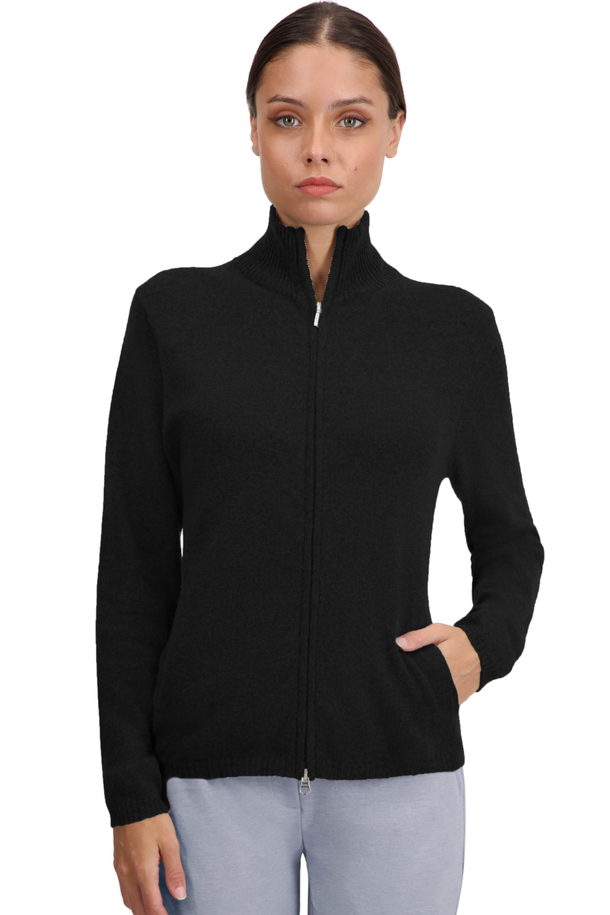 Cashmere ladies thames first black l