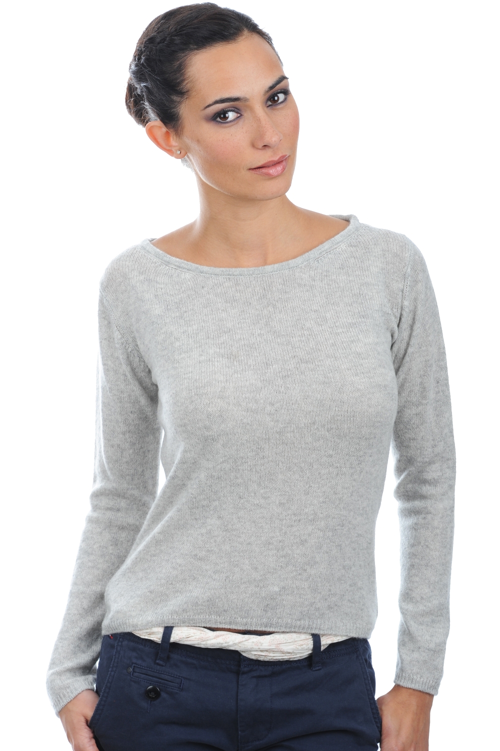 Cashmere ladies timeless classics caleen flanelle chine m
