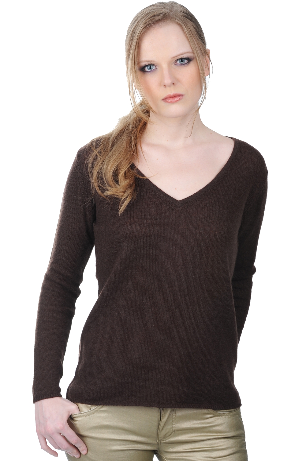 Cashmere ladies timeless classics flavie capuccino 2xl