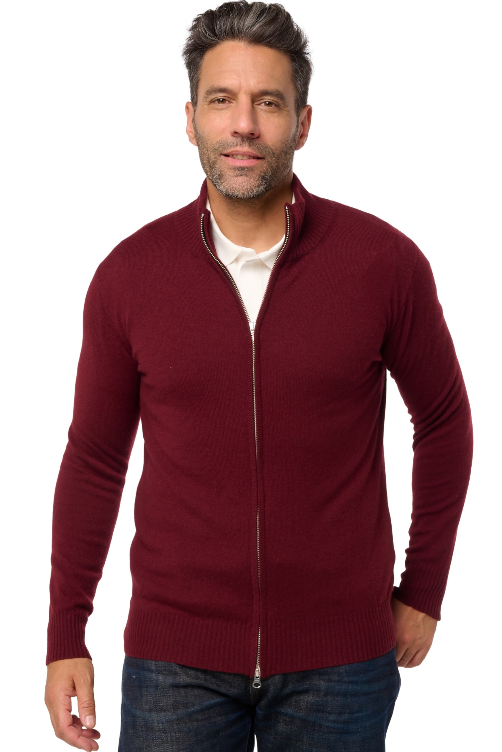 Cashmere men basic sweaters at low prices thobias first deep violet 2xl