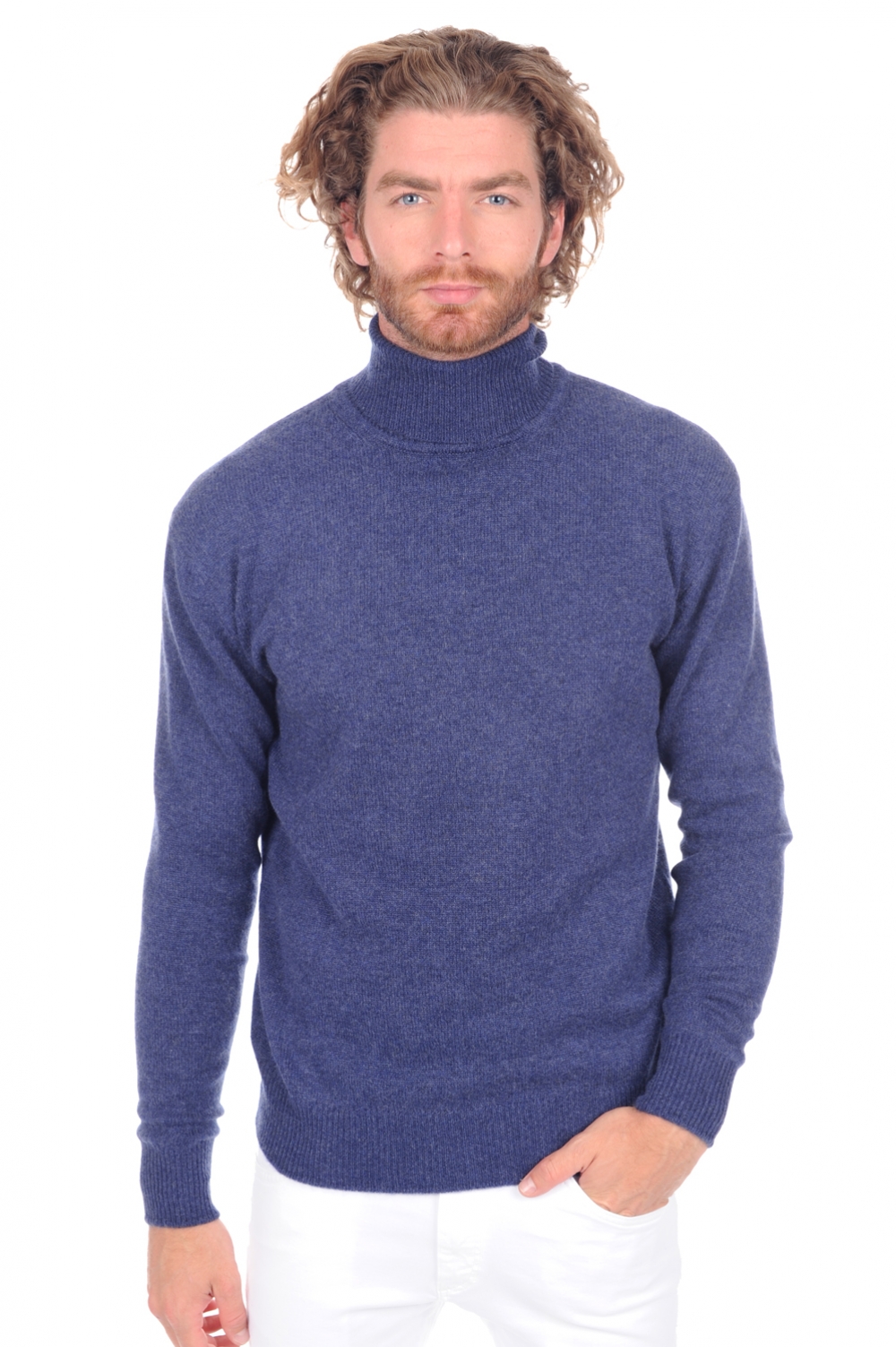 Cashmere men chunky sweater edgar 4f indigo 4xl