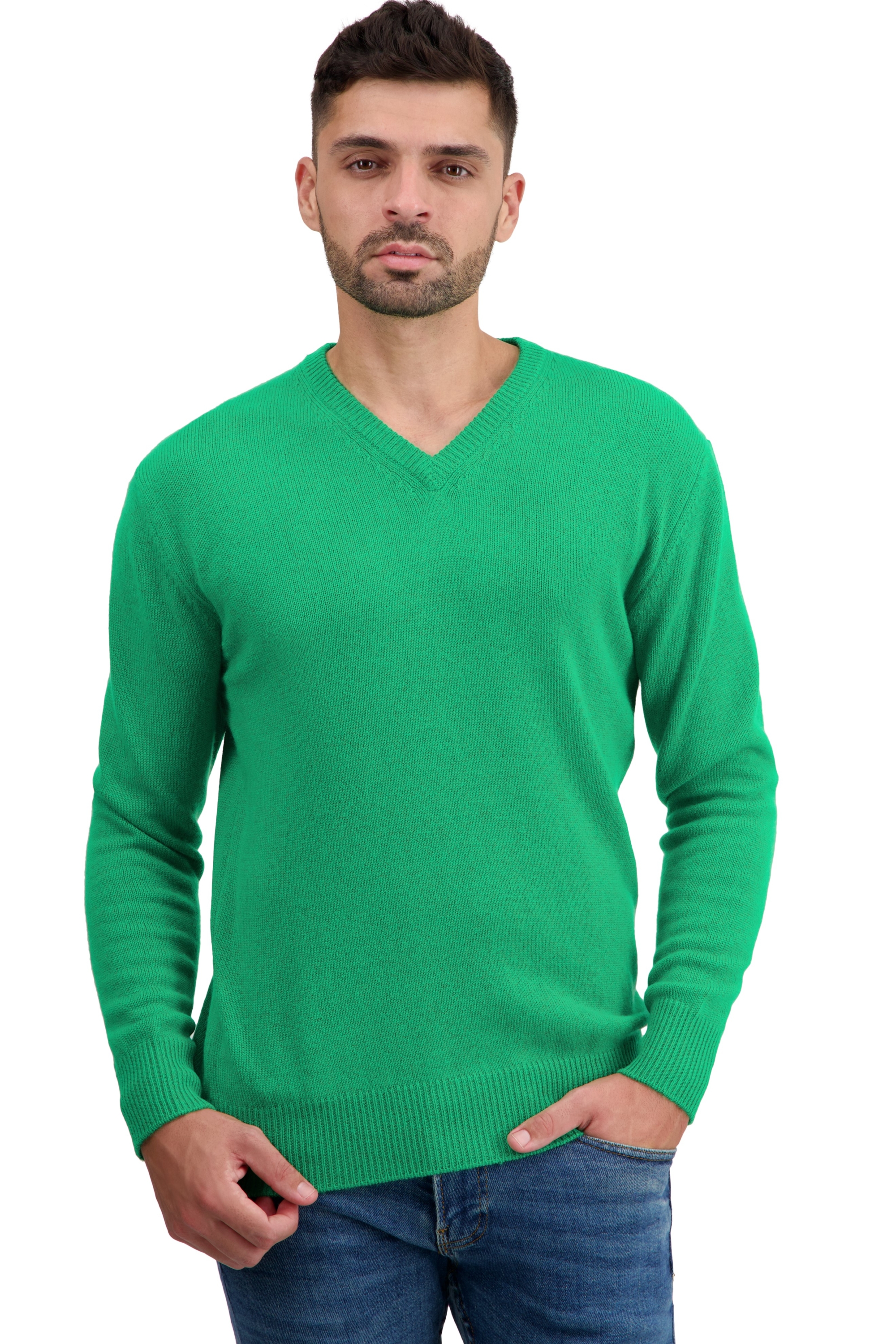 Cashmere men hippolyte 4f new green l