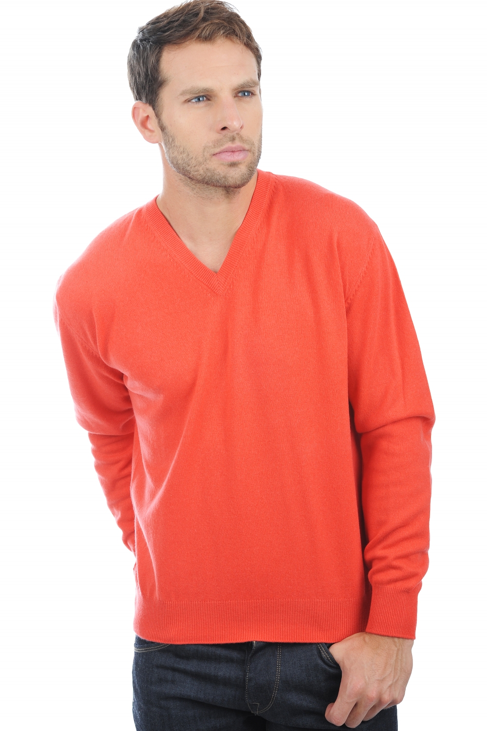 Cashmere men timeless classics gaspard coral 2xl