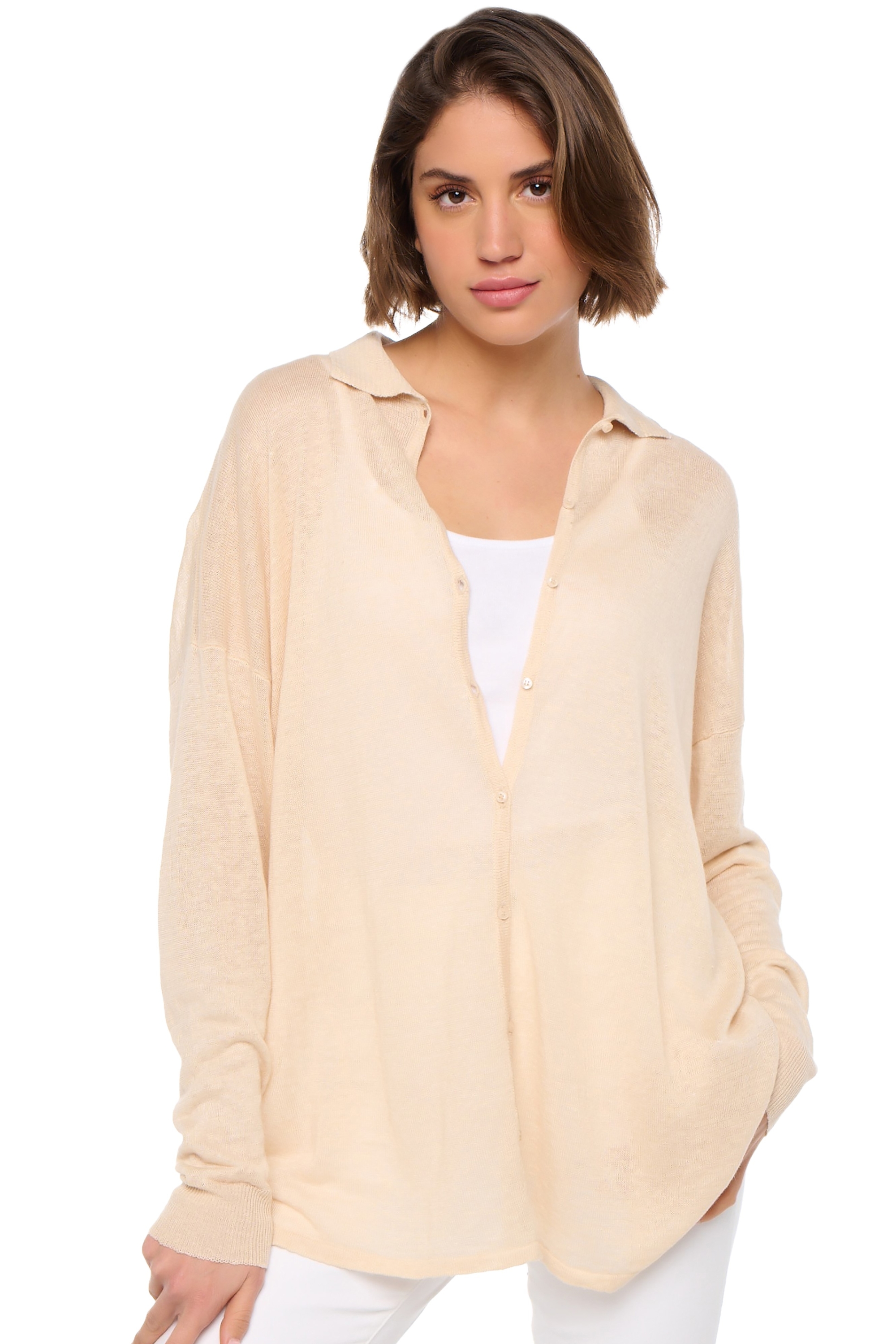 Linen ladies smaranda wheat xl